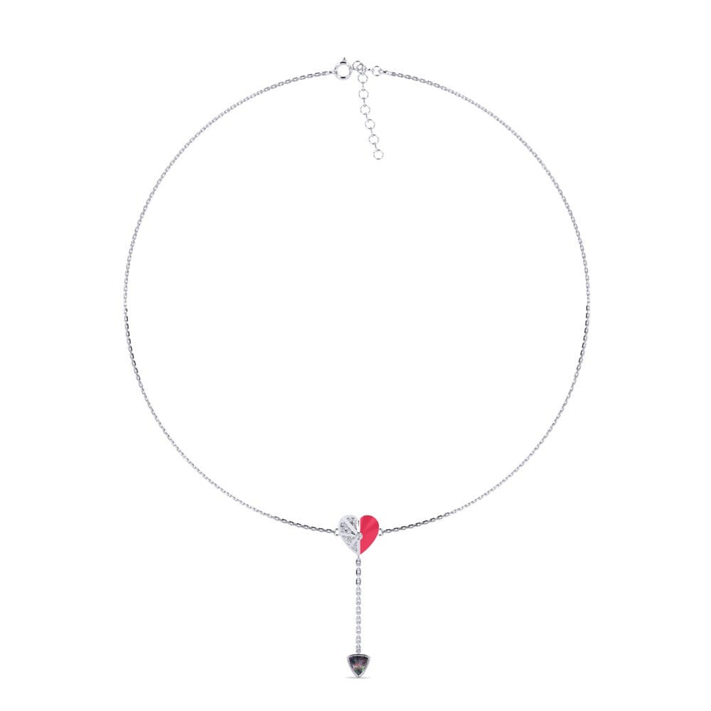 Mystic Topaz Women's Choker Necklace Sagessa