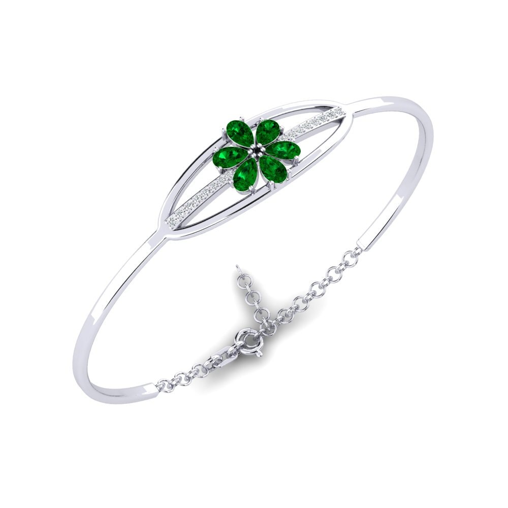 Pera Circonita Verde Brazalete Sagrada