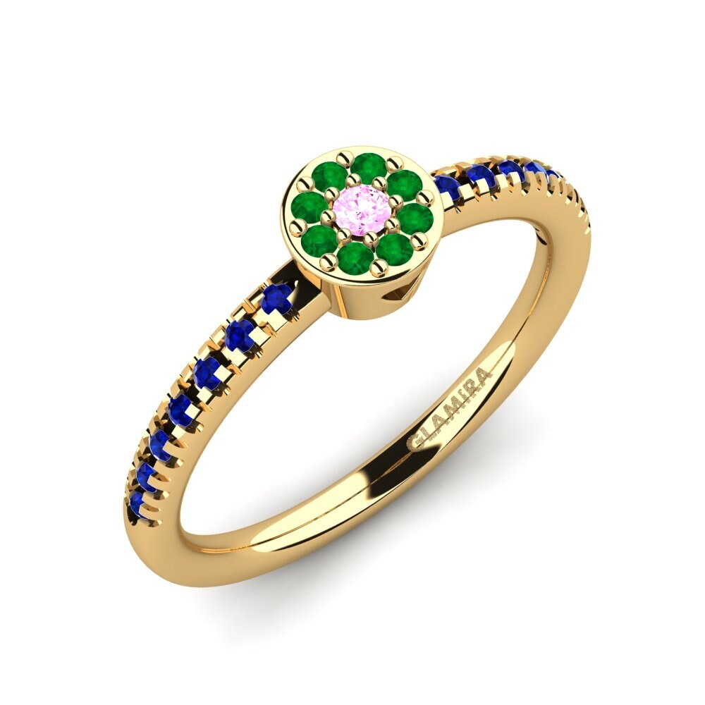 585 Gult Guld Forlovelsesring Salbatora