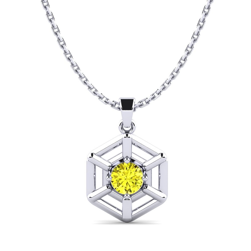 Yellow Diamond Women's Pendant Salem