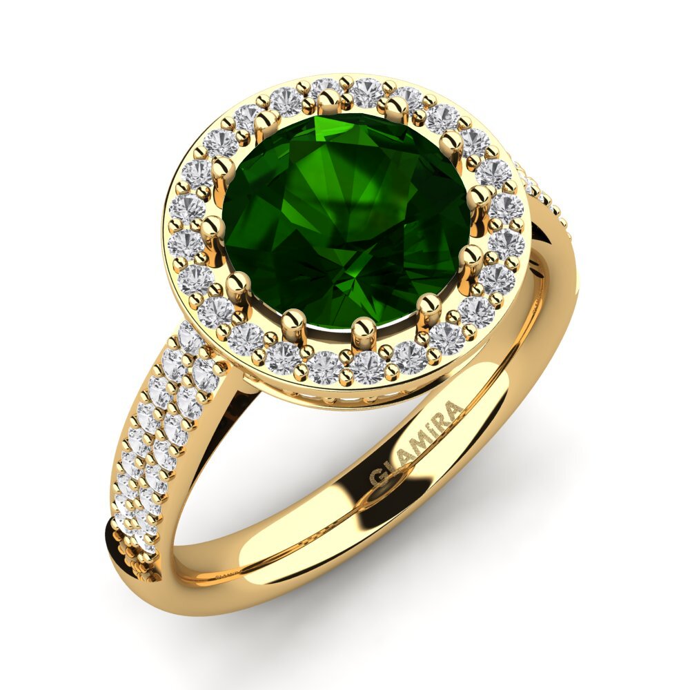 9ct Yellow Gold Engagement Ring Salerno