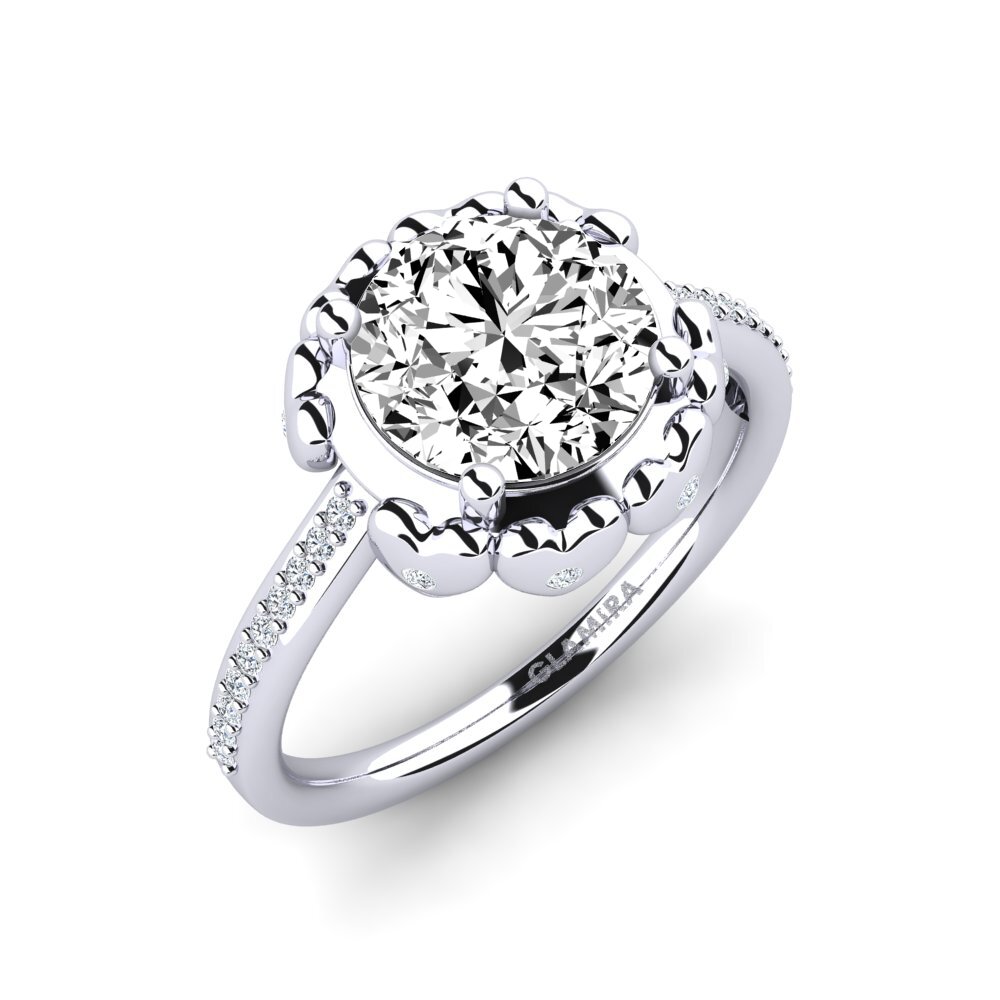 Moissanite Engagement Ring Samina