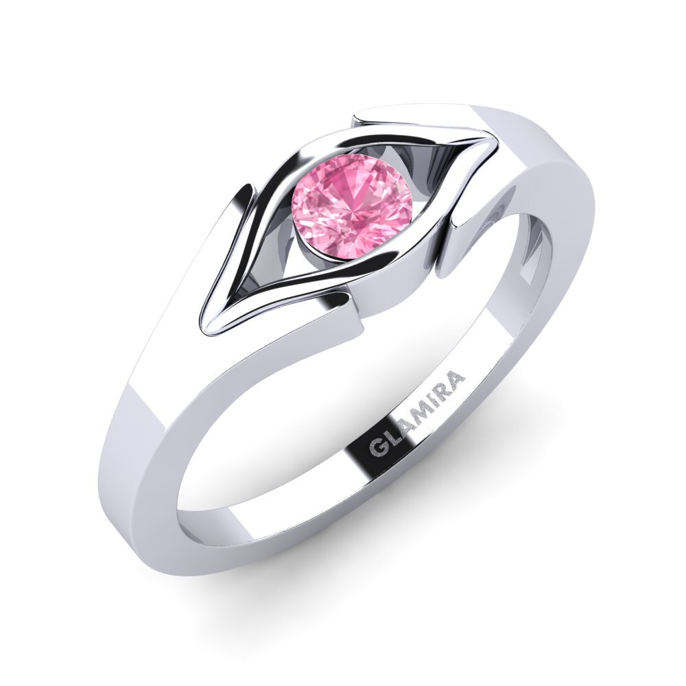 Zafiro Rosado Anillo de compromiso Samy