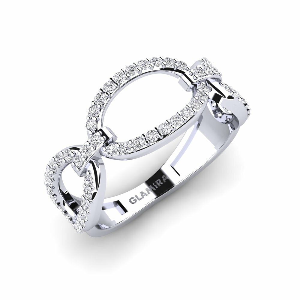14K Wit Goud Ringen Sanje