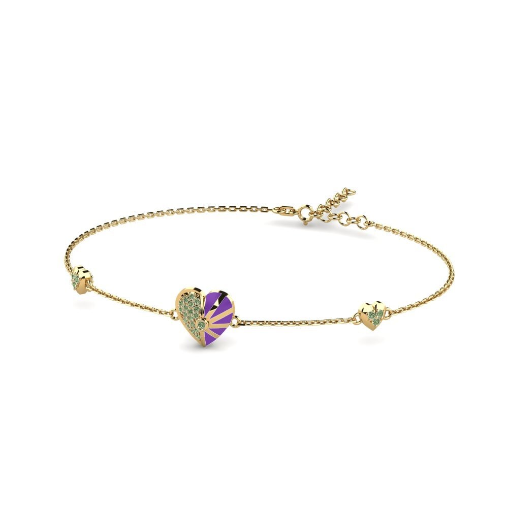 Green Diamond Women's Bracelet Sansfin