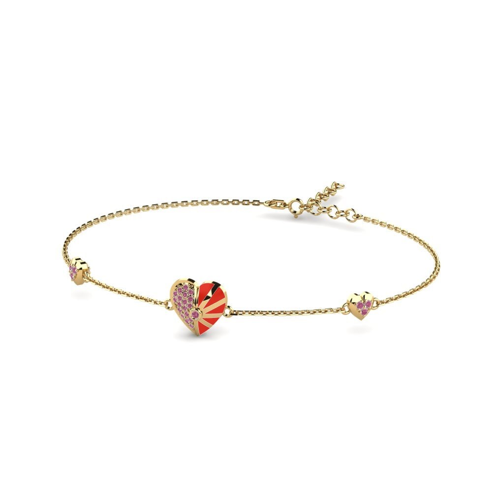 Rhodolite Garnet Women's Bracelet Sansfin