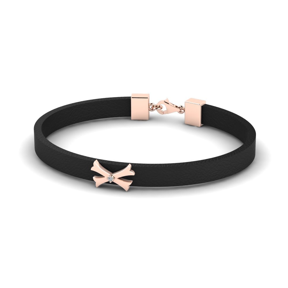 14ct Rose Gold Men's Bracelet Sanura