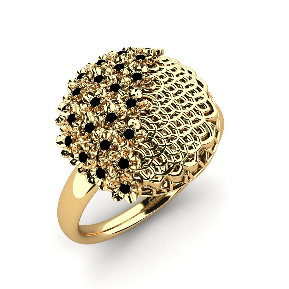 Schwarzer Onyx Ring Sanya