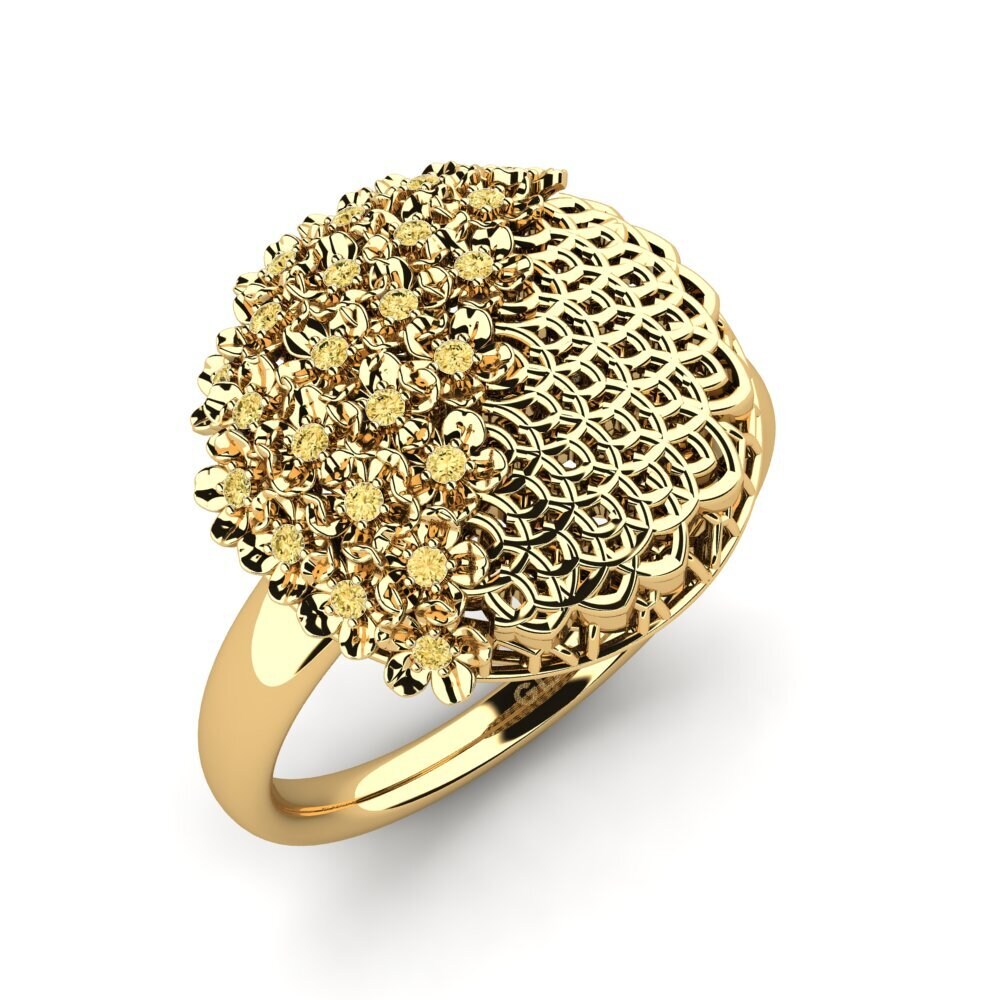 Gelber Diamant Ring Sanya