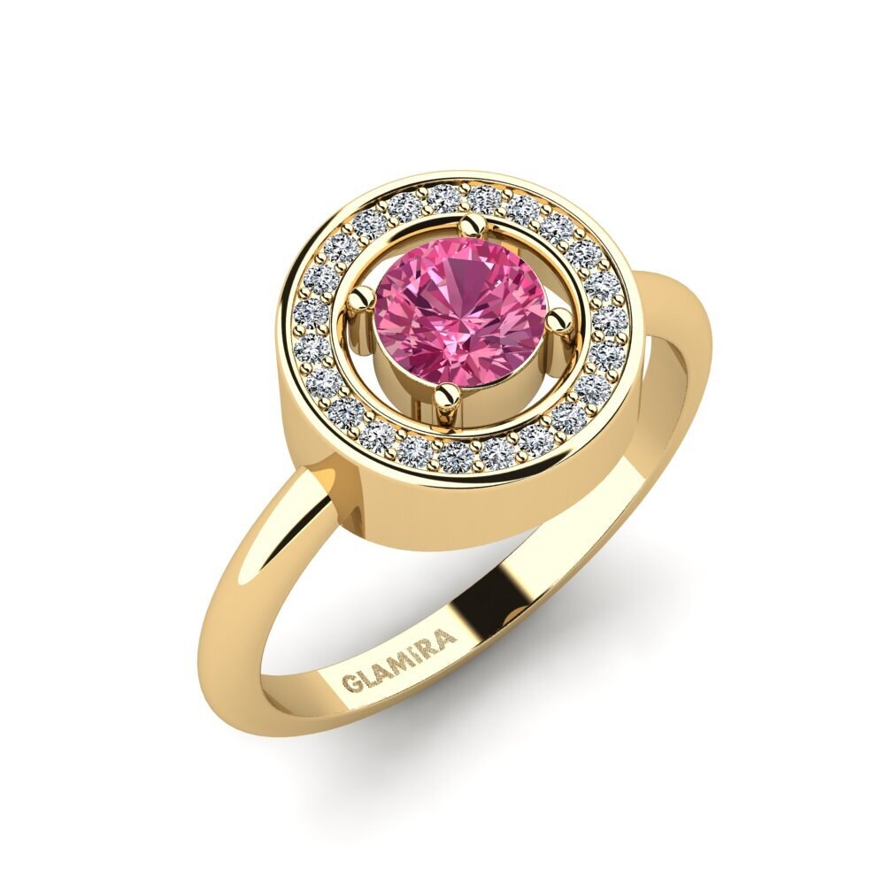 Pink Tourmaline Engagement Ring Sarele