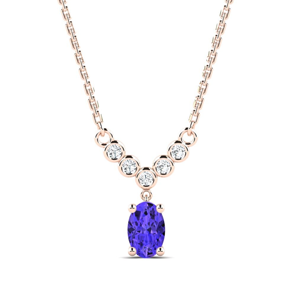 Tanzanite Women's Necklace Sargary