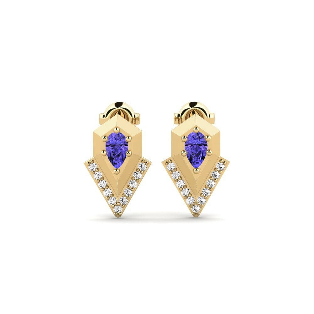 Tanzanit Anting-anting wanita Sassandra