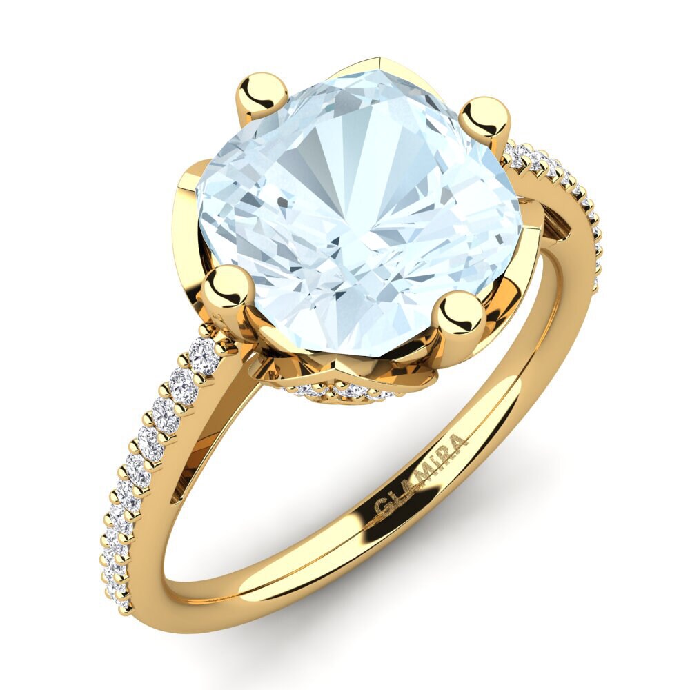 Aigue-marine Bague Satinka
