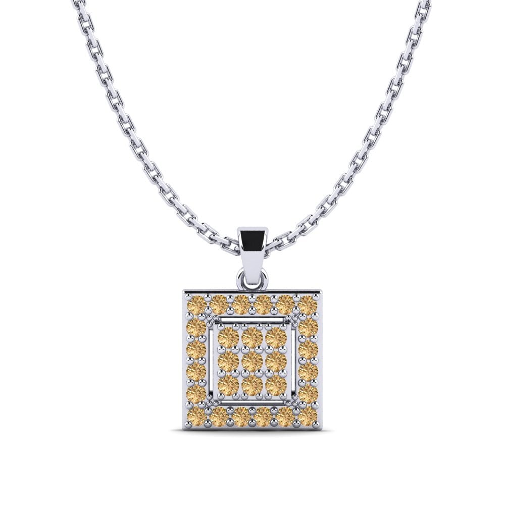Diamant Brun Pendentif pour femme Saul