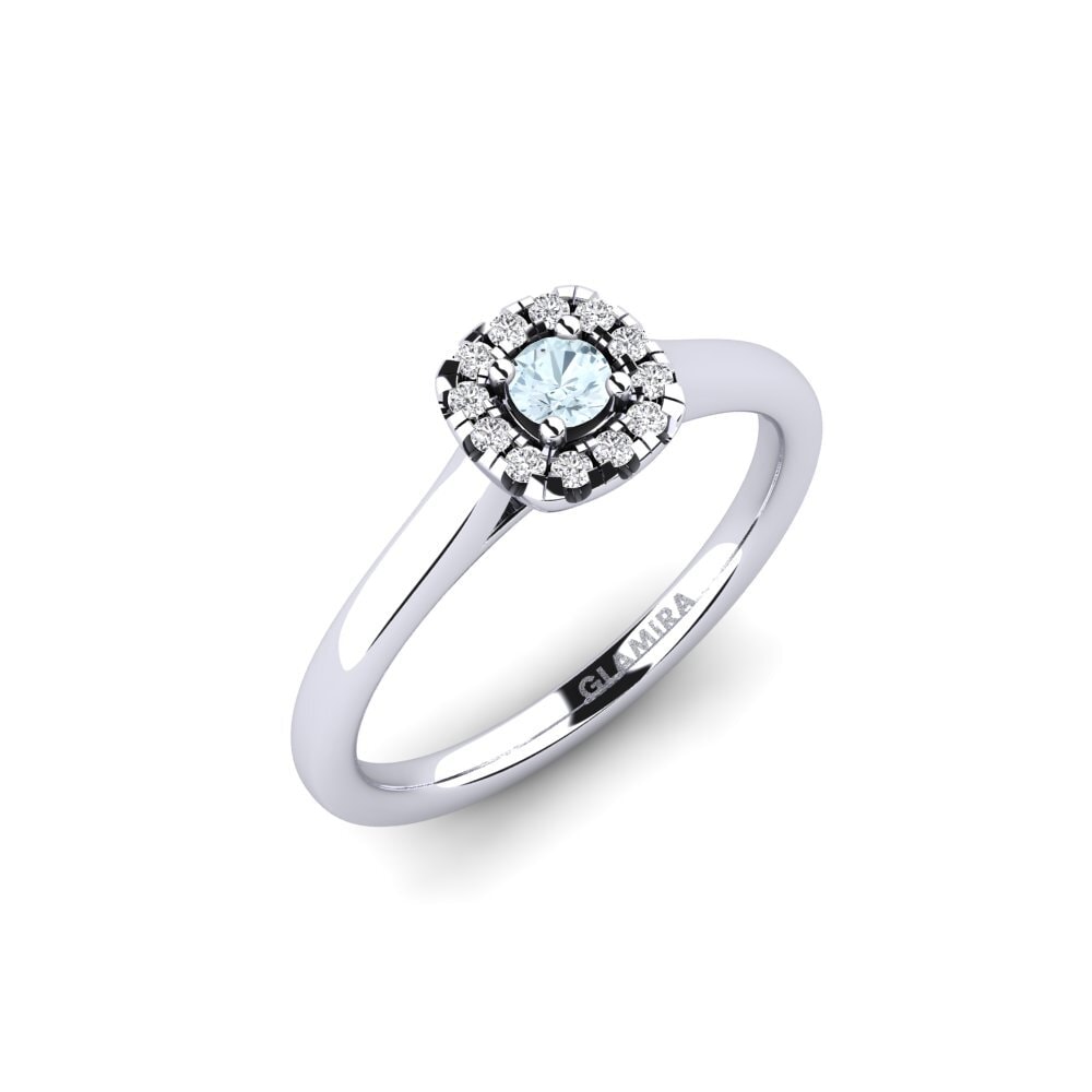 Aquamarine Engagement Ring Savanna
