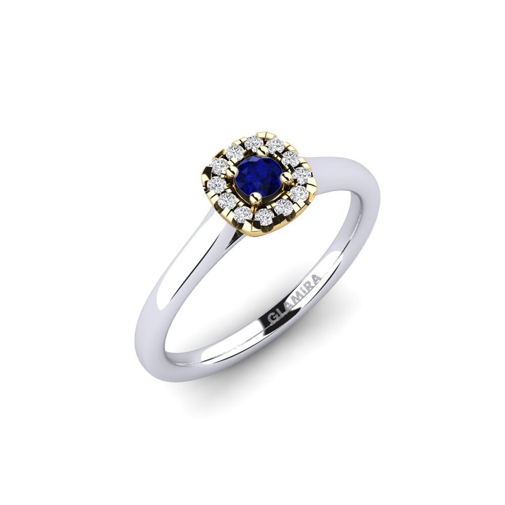 14ct White / Yellow Gold Engagement Ring Savanna