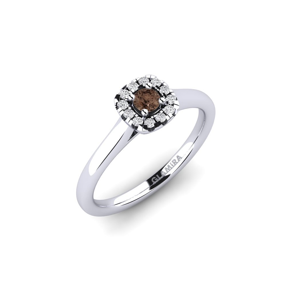 Smoky Quartz Engagement Ring Savanna