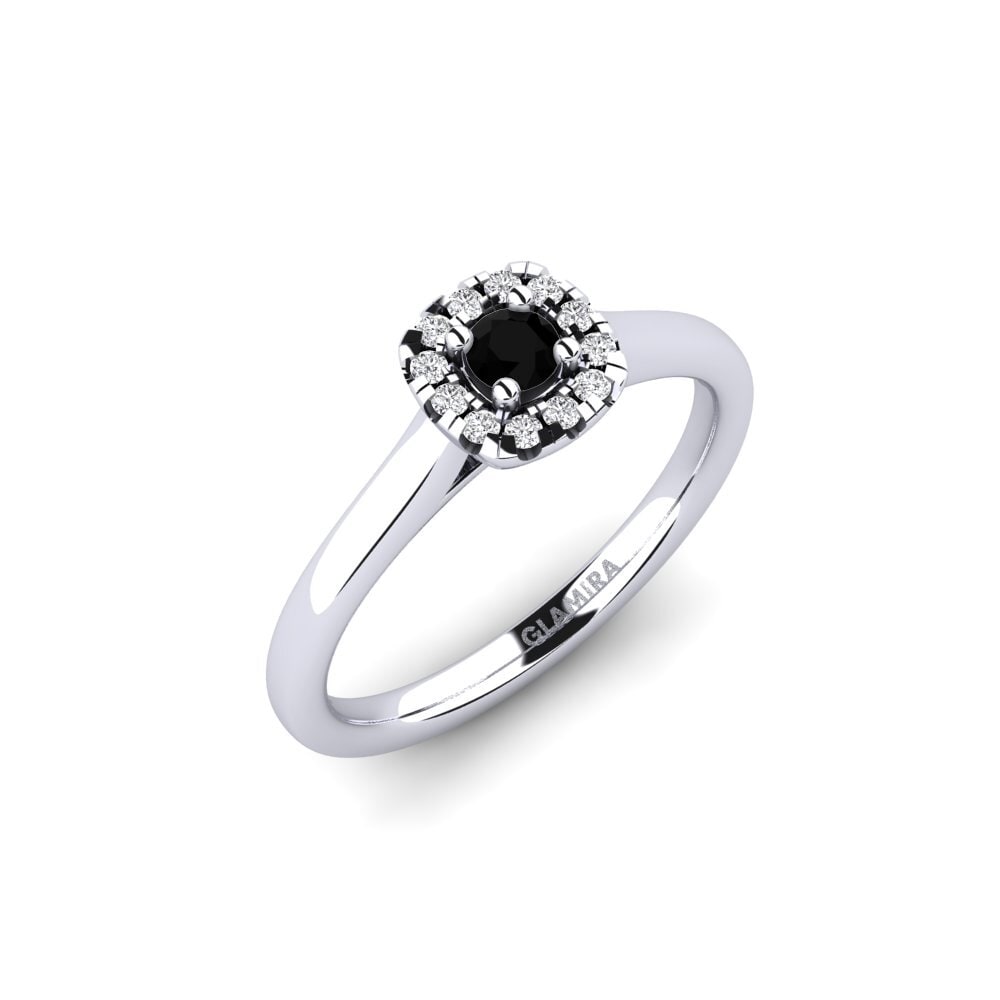 Černý diamant Zásnubní prsten Savanna 0.1 crt