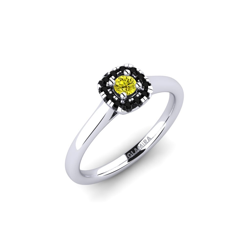 Gul Diamant Forlovelsesring Savanna 0.1 crt