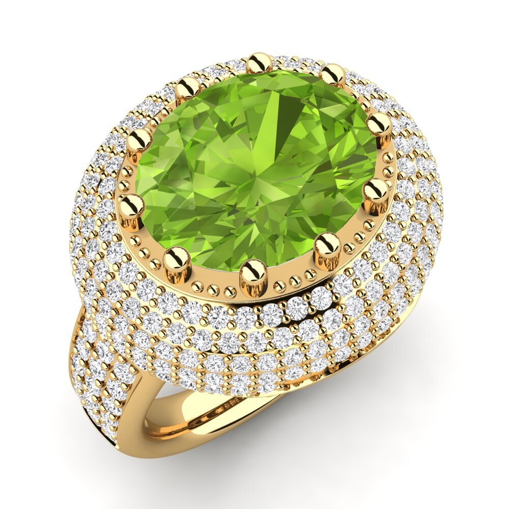 Peridot Engagement Ring Sayantika