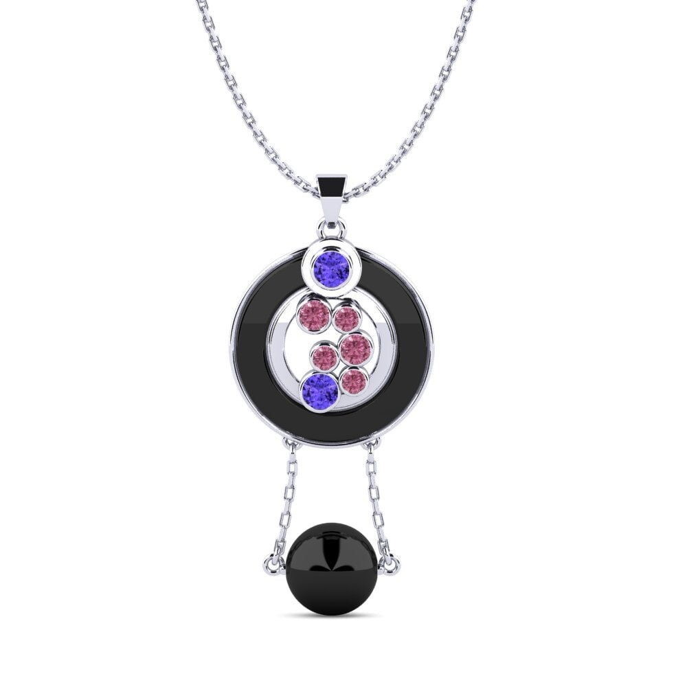 950 Platinum Tanzanite Women's Pendant Sayre