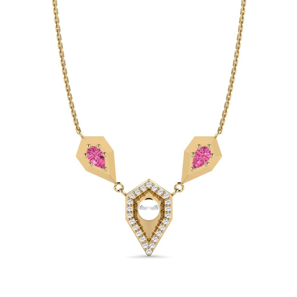 Tormalina Rosa Collana da donna Scarcies