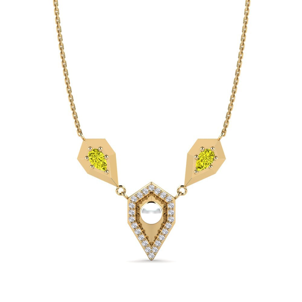 Diamante Giallo Collana da donna Scarcies