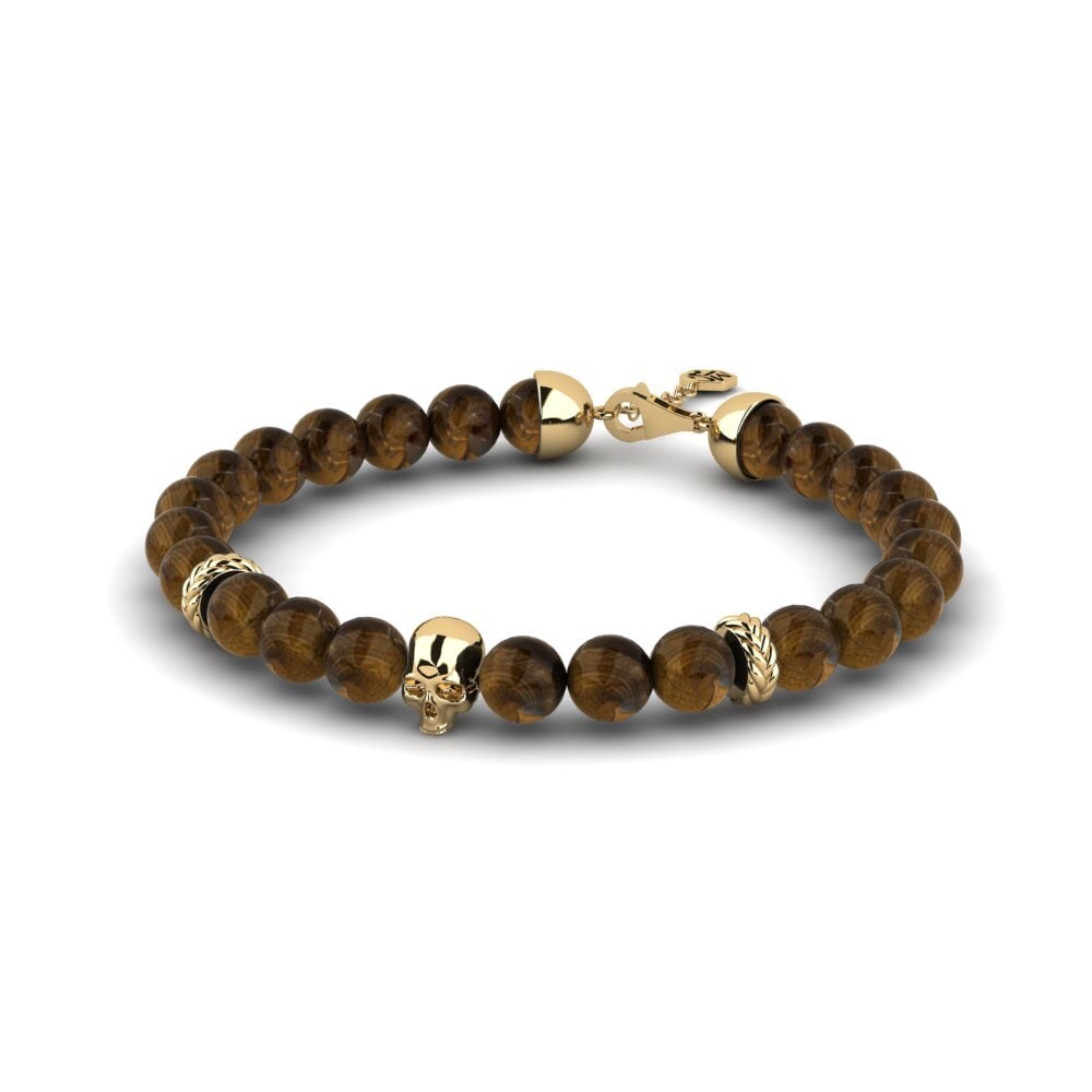 9k Oro Amarillo Pulsera para hombre Scavenge