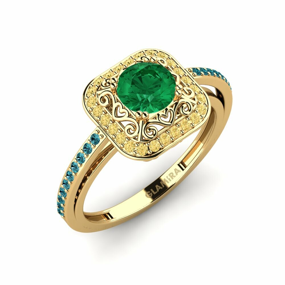 Emerald (Lab Created) Engagement Ring Scepticism