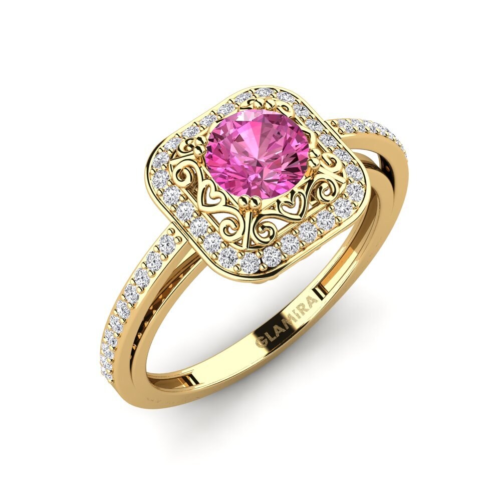 Pink Topaz Engagement Ring Scepticism