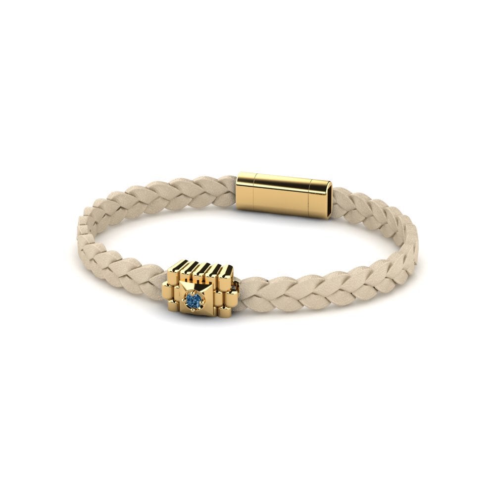 18ct Yellow Gold Men's Bracelet Sceptile