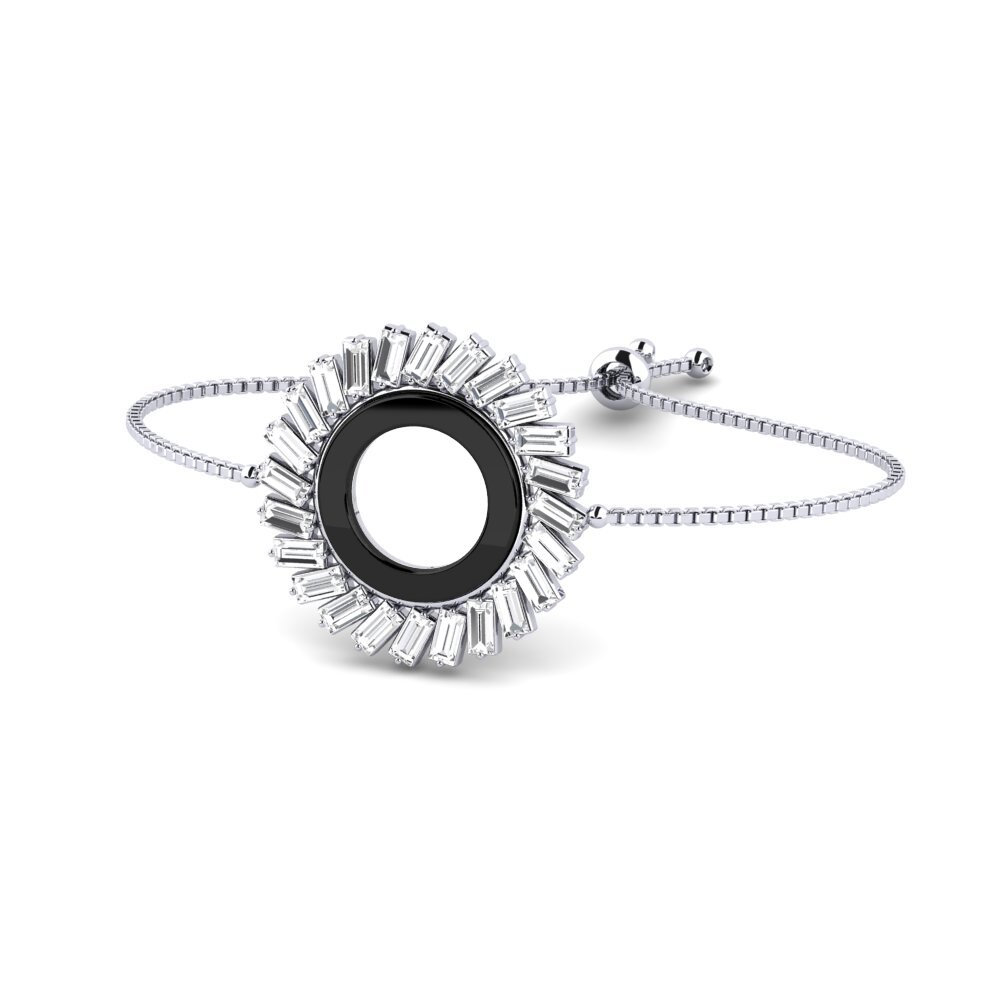 Paladio Zafiro blanco Pulsera de Mujer Schipper