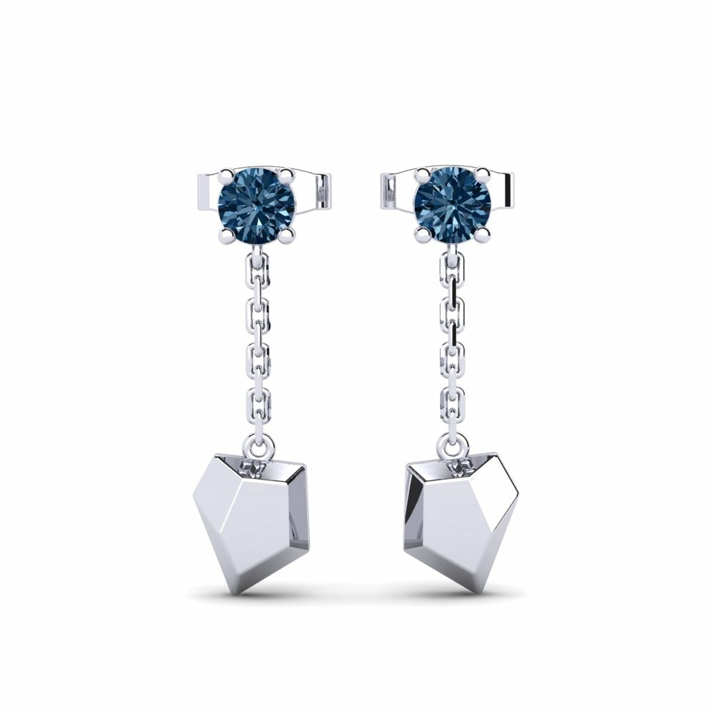 Blue Diamond Women's Earring Stonige