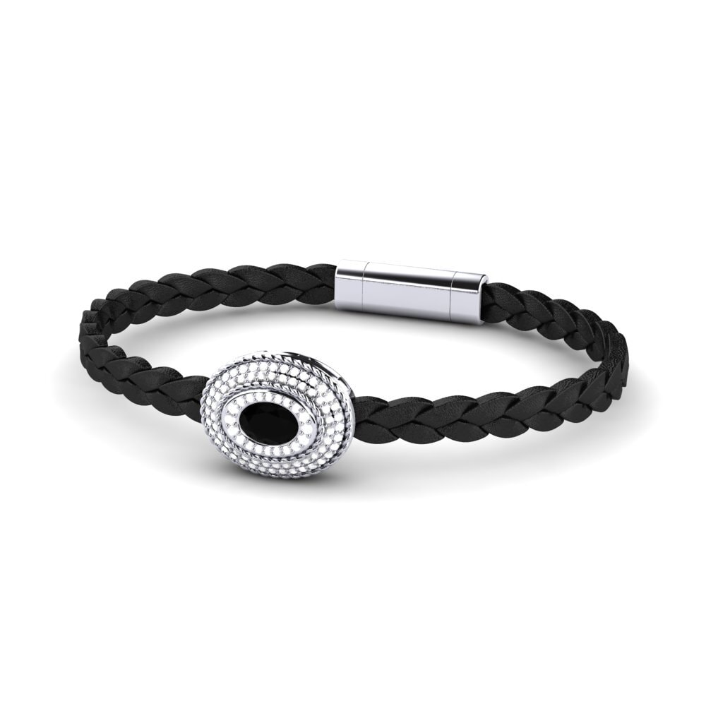 Black Onyx Men's Bracelet Scolipede