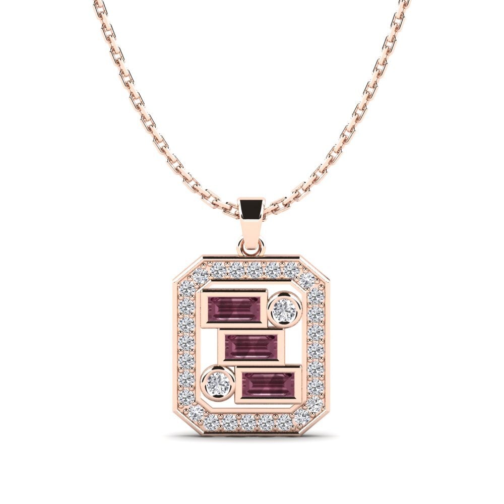 Rhodolite Garnet Women's Pendant Scrabbler