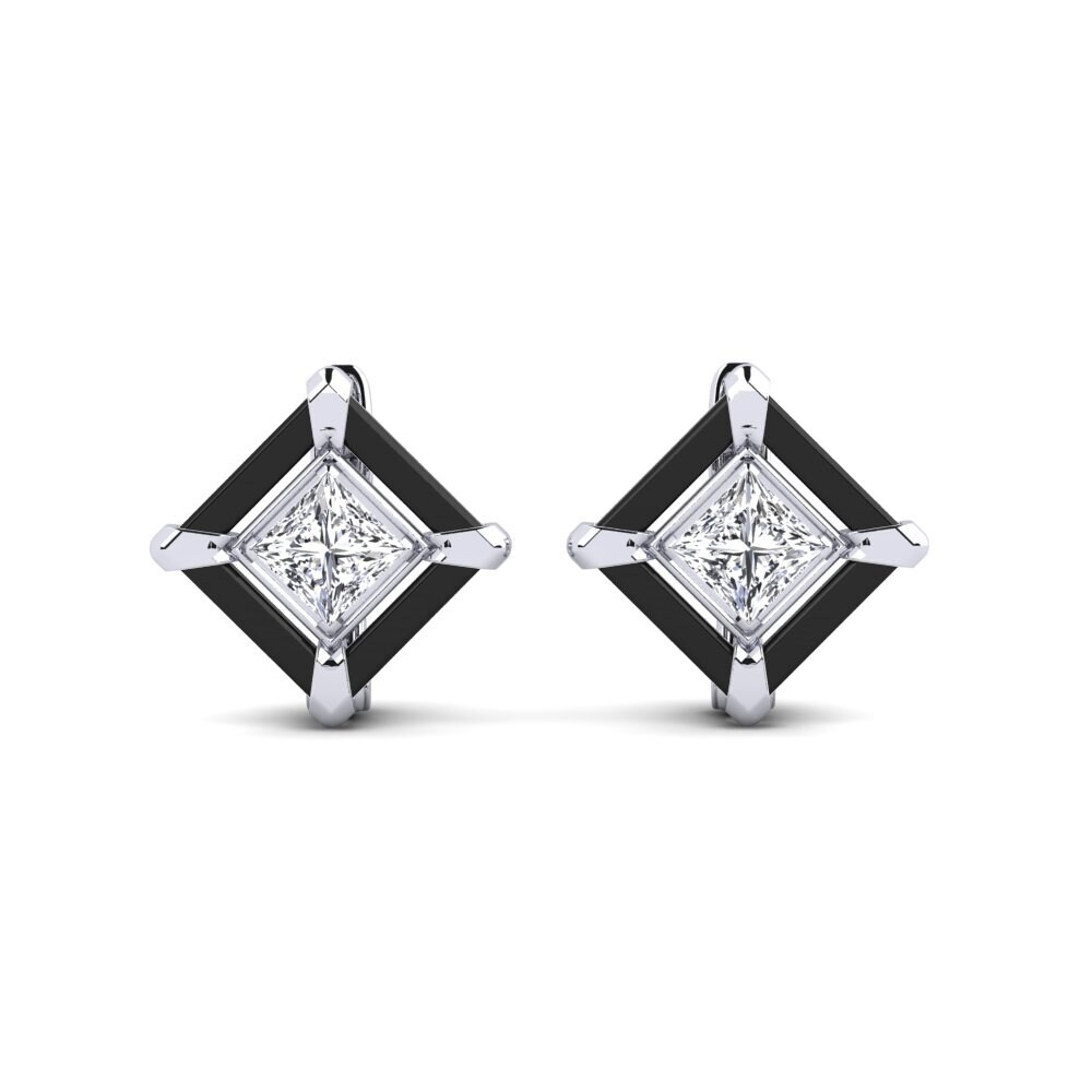 950 Palladium Diamond Women's Earring Scudder