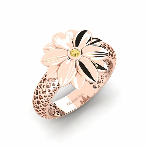 Ring Sealana 585 Rose Gold & Yellow Diamond