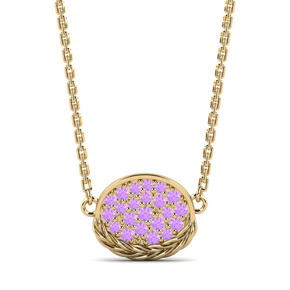 Amethyst Women's Necklace Secrecy