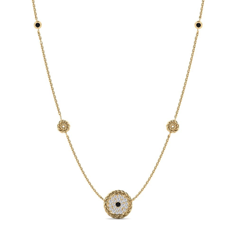 Black Diamond Women's Necklace Secretion