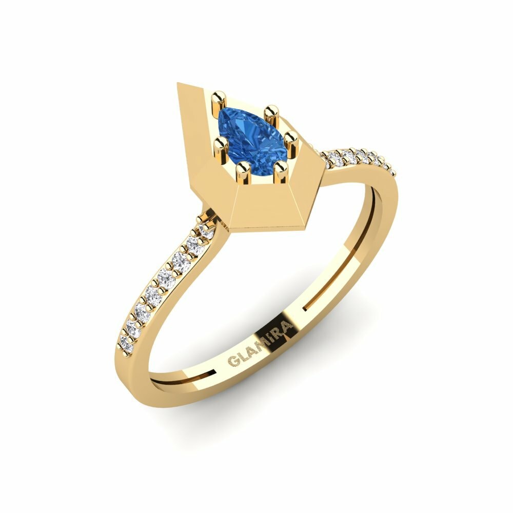 Dark Blue Zirconia Ring Segalanya