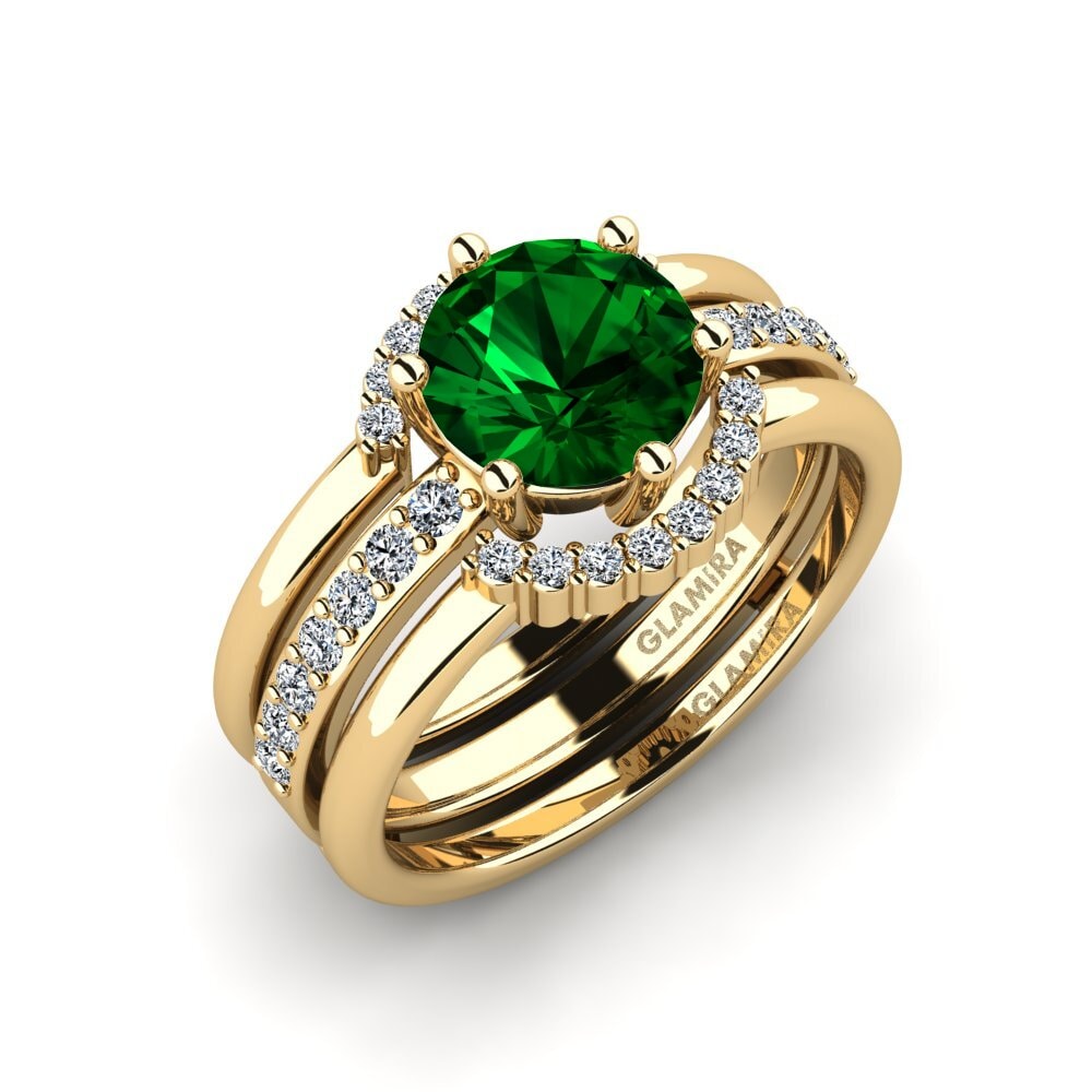 Green Zirconia Ring Segd - SET