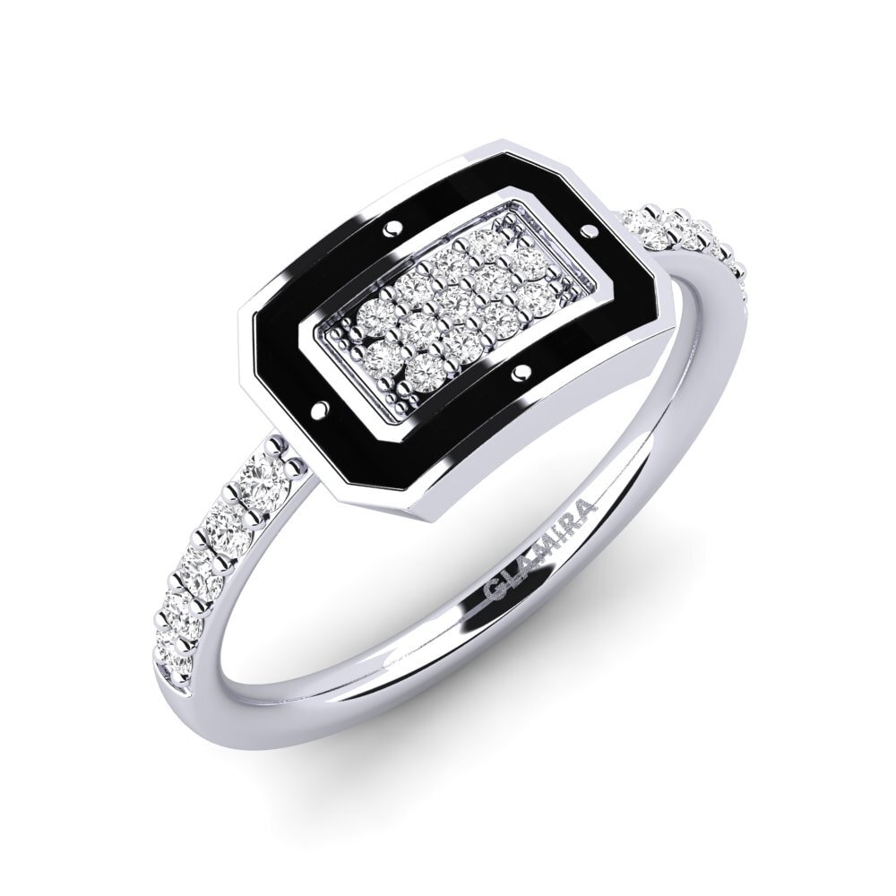 White sapphire Ring Seiber