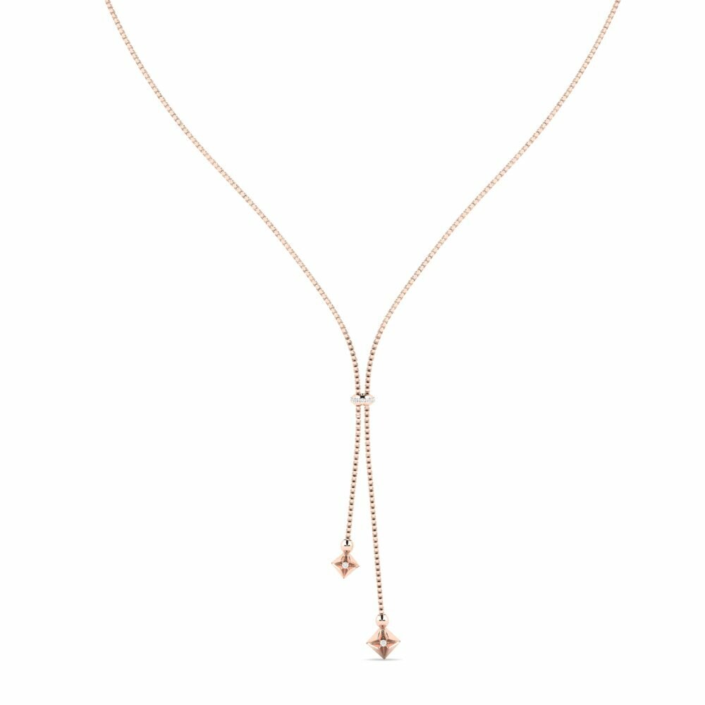 Oro Rosso 585 Collana da donna Seleke