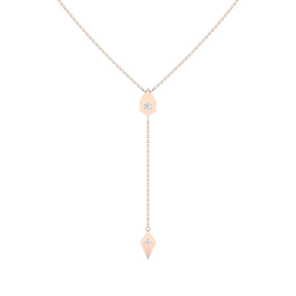 Oro Rosso 585 Collana da donna Semliki