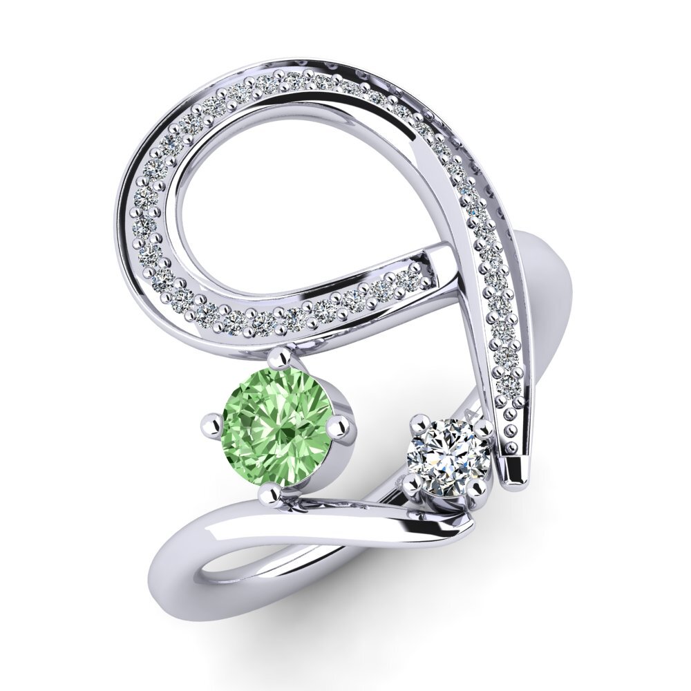 Grüner Diamant Ring Sempronia