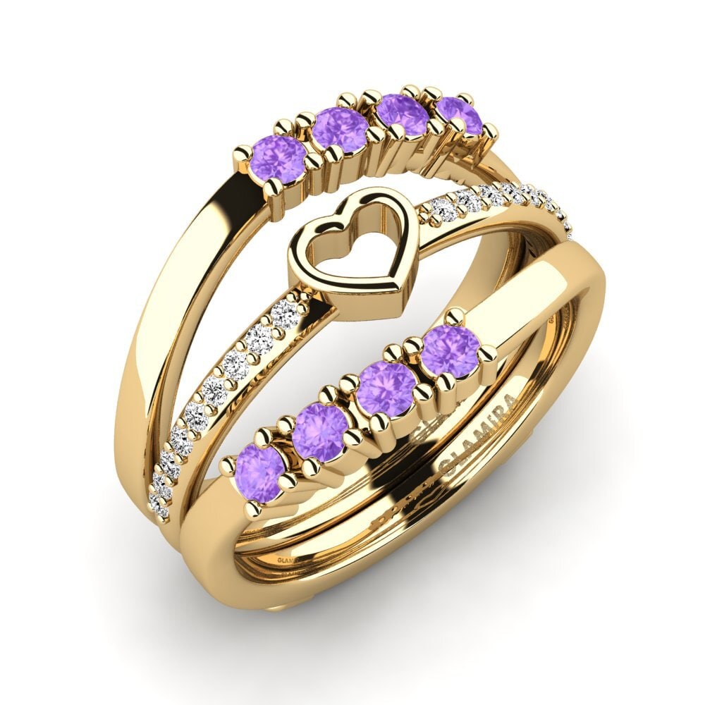 Amethyst Ring Semsan - SET