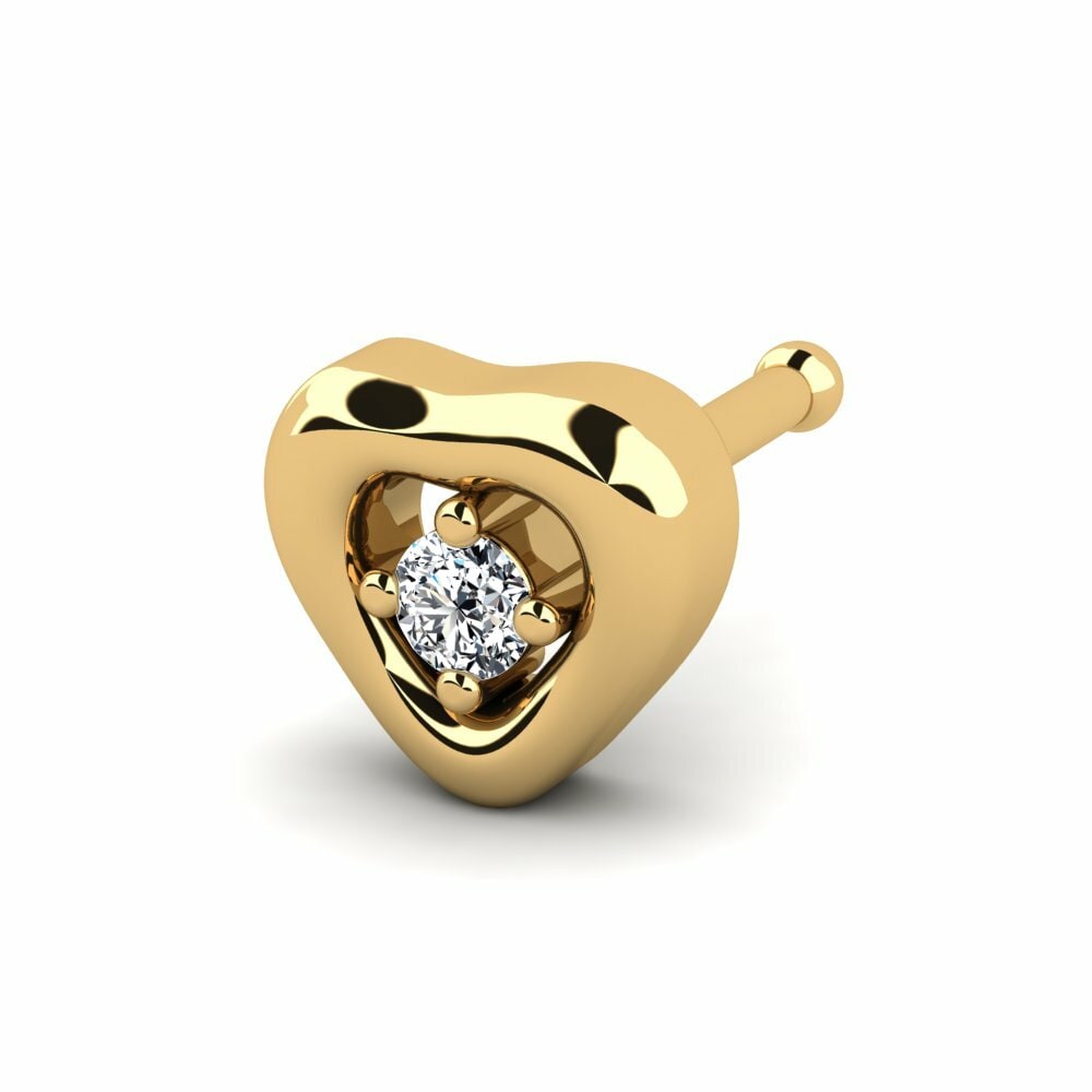 14K Geel Goud Neus Pin Senatoe