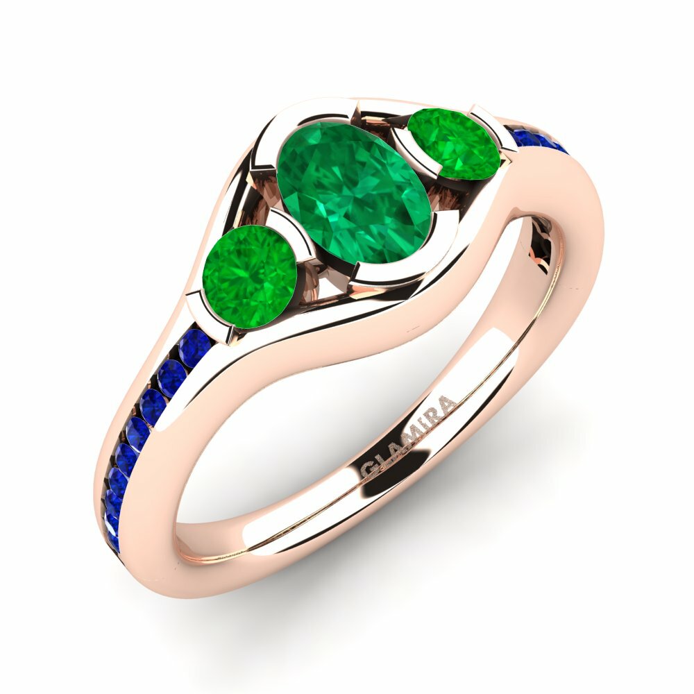 9K Rood Goud Verlovingsring Sencillo