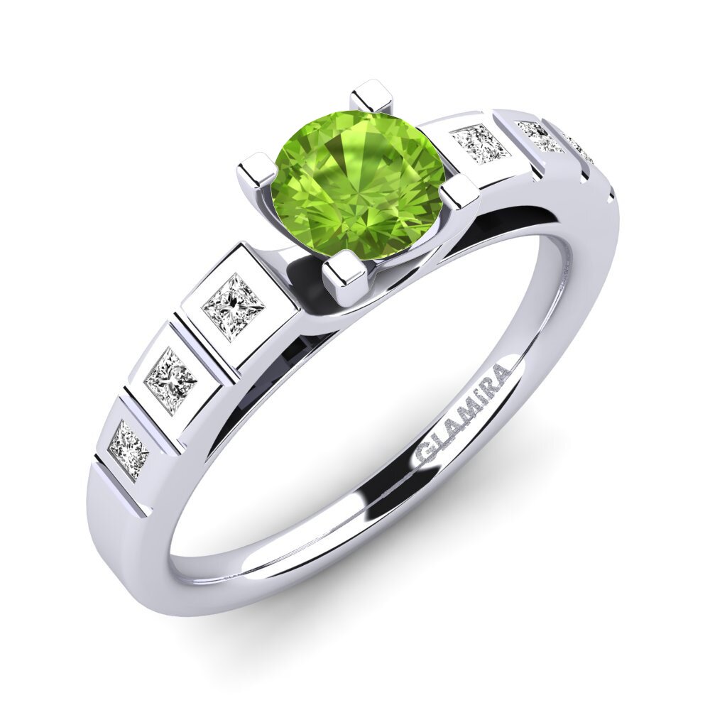 Peridoto Anillo de compromiso Sensonia