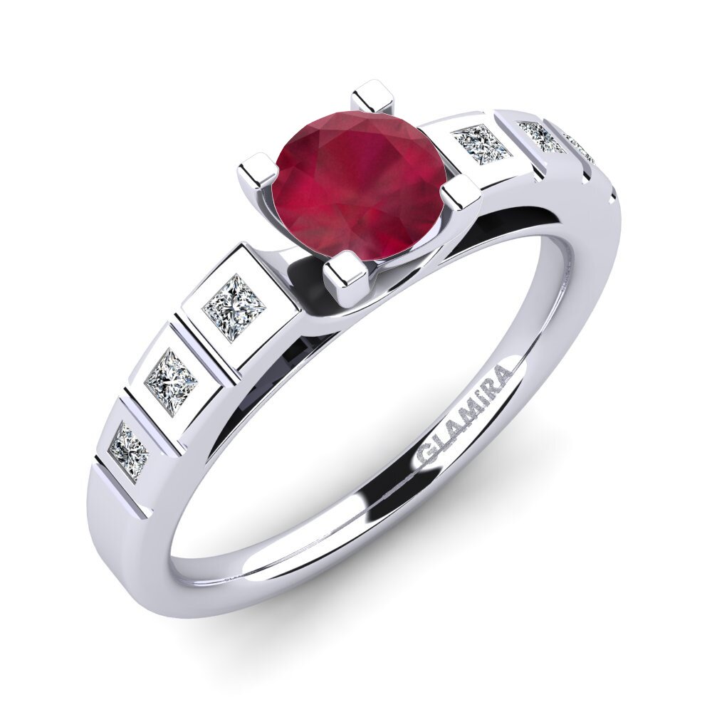 Ruby Engagement Ring Sensonia